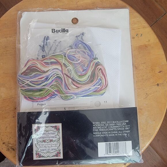 Bucilla "To Love and Cherish" Counted Cross Stitch Kit Wedding Gift Size 8"x10" - Picture 3 of 4